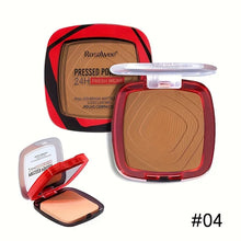 Load image into Gallery viewer, Matte Full Coverage Pressed Powder Foundation With Puff Applicator, 24H Fresh Wear Matte Weightless Finishing Powder Makeup
