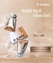 Load image into Gallery viewer, RSNAIL 30g Solid Nail Glue Gel Strong Adhesive for Press On Nails Nail Tip Glue No Damage to Nails 5min Fast Curing UV Nail Glue
