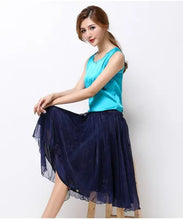 Load image into Gallery viewer, Silk Pleated High Waist Midi
