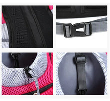 Load image into Gallery viewer, New Dog Pet Backpack Carrier Travel Bag Front Pack Breathable Adjustable with Safety Reflective Strips for Hiking Outdoor Cats
