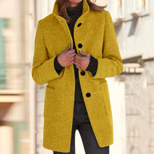 Load image into Gallery viewer, Womens Wool Cardigan Coats With Pockets Ladies Lapel Long Jacket Coat Fashion Solid Casual Winter Jackets for Women Plus Coat

