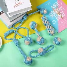 Load image into Gallery viewer, Pet Dog Toys for Large Small Dogs Toy Interactive Cotton Rope Mini Dog Toys Ball for Dogs Accessories Toothbrush Chew Puppy Toy

