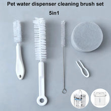 Load image into Gallery viewer, Cat Water Fountain Accessories Cleaning Brush Set for Pet Water Dispenser Pump Pipe Tube Bottle Cup Kettle Nozzles Cleaner Tools
