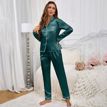 Load image into Gallery viewer, Embroidered Victorian Pajama Set
