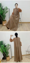 Load image into Gallery viewer, Women Elegant Evening Party Dresses 2025 Summer New Solid Colour Classic Long Sleeve Plate Flower Design Prom Dresses Female
