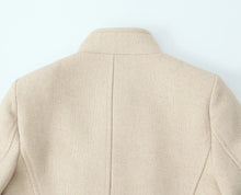 Load image into Gallery viewer, Retro Black Wool Long Coat
