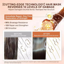 Load image into Gallery viewer, Caviar Keratin Hair Mask 5 Seconds Repair Damaged Frizzy Hairs Soft Smooth Shiny Nutrition Deep Moisturize Nourishing Hair Care
