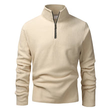 Load image into Gallery viewer, Men's Hoodies Sweatshirts Thicken Warm Fleece Tracksuit for Men Zipper Neck Pullover Men's Winter Clothing Soft Shell Men Hoodie
