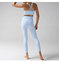 Load image into Gallery viewer, Women's Yoga Set Workout Set 2 Piece High Waist Yoga Leggings Sports Bra Gym Suit Activewear Sports Fitness Set Sports Suit

