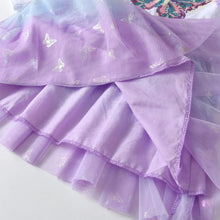 Load image into Gallery viewer, Butterfly Gradient Princess Girls Dress
