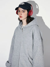 Load image into Gallery viewer, Warm Hooded Double Zip Jacket
