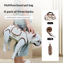 Load image into Gallery viewer, Everyday Travel Carrier for Pet Convertible Shoulder/Hand Bag with Harness Clip Comfortable and Portable for Vet Visits Shopping

