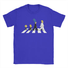 Load image into Gallery viewer, Simpson T Shirts Men's  100% Cotton Vintage T-Shirts O Neck  Tee Shirt Short Sleeve Clothes 6XL
