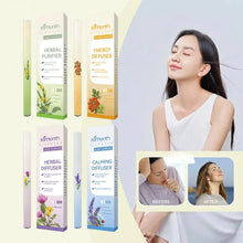 Load image into Gallery viewer, Herbal Diffuser with Mullein/Thyme/Mints Guarana/Green Tea Natural Energy Boost Clear Breathing Support for All Ages
