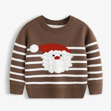 Load image into Gallery viewer, Winter Cartoon Knit Kids Pullover Sweater
