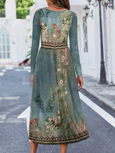 Load image into Gallery viewer, Elegant Printed Casual Midi Dress
