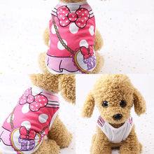 Load image into Gallery viewer, Pet Dog Clothes Cartoon Clothing Puppy Dogs Soft Vests Summer Shirt Casual T-Shirt for Small Pet Supplies
