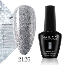 Load image into Gallery viewer, NAILCO 15ml Nail Gel Polish Semi Permanent UV Varnish Nails Art Gel Vernis Manicure TOP BASE Nails Products Supplies Equipment
