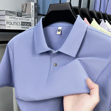 Load image into Gallery viewer, Classic Men Short Sleeve Polo Shirt 100% Mercerized Cotton Breathable Summer Golf Business Casual Athletic Tops
