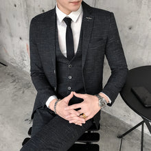 Load image into Gallery viewer, Refined Slim Wedding Suit Set
