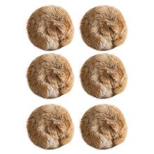 Load image into Gallery viewer, 1/2/3/6pcs Rabbit Fur Ball Interactive Cat Toy Pet Product Containing Catnip Toy Ball Chasing Plush Toy Ball Cat Accessories 8cm
