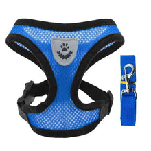 Load image into Gallery viewer, Pet Leash Undershirt Harnesses Mesh Breathable Adjustable Easy Control Reflective Undersh Medium Pet Accesrt Dog Harness Collar

