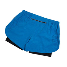 Load image into Gallery viewer, Summer Men's Reflective Running Shorts Fitness Quick Drying Double-Layer Shorts Men's Exercise Training Bodybuilding Shorts
