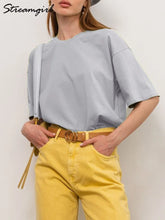 Load image into Gallery viewer, Soft Loose Cotton Summer Tee
