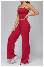 Load image into Gallery viewer, Yoga Set 2PCS Women Sportswear Workout Clothes Seamless Athletic Wear Gym Legging Fitness Bra Crop Top Long Sleeve Sports Suits

