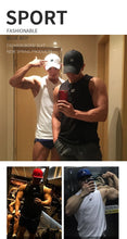Load image into Gallery viewer, Mens Workout Tank Tops Mash Fabric Quick Dry Muscle Sleeveless Shirts Cut Off Slim Fit  Bodybuilding Gym Tees Singlet
