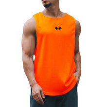 Load image into Gallery viewer, Summer Tank Top Mens Gym Fitness Training Clothing Quick Dry Silm Fit Bodybuilding Sleeveless Shirts Men Fashion Basketball Vest
