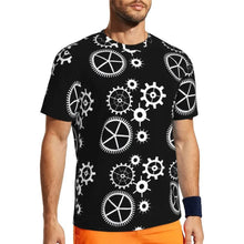Load image into Gallery viewer, Gym T Shirt For Men Steampunk Design T-Shirts Fashion Wonderful Clockwork Vintage Summer Tees O Neck Streetwear Design Tops
