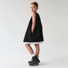 Load image into Gallery viewer, Elegant Black Girls Party Dress
