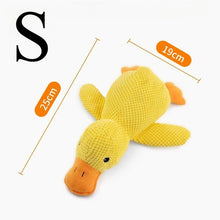 Load image into Gallery viewer, Duck Dog Toy Plush Chew Resistant Durable Dog Toy with Quacking Sound Teeth Grinding Relief Soft Companion for Small Large Dog
