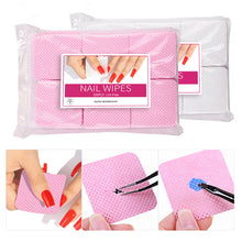 Load image into Gallery viewer, Nail Polish Remover Wipes Nail Cleaning Pads, Non Woven Nail Pads For Women Girl Beauty Salon
