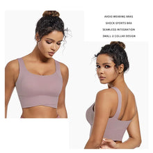 Load image into Gallery viewer, High Impact Sports Bras For Women High Support Padded Sports Bra Workout Fitness Crop Top For Women Racerback Bra For Yoga
