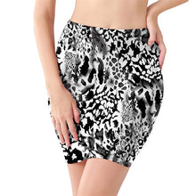 Load image into Gallery viewer, Mini High Waist Skirts Sexy Girls Leopard Snake Pattern Skirts Casual Package Hip Short Skirts Women Tight Party Skirts
