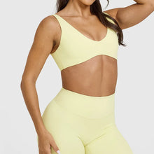 Load image into Gallery viewer, Yoga fitness sports bra women's gathered beautiful back high-intensity sports vest tight sportswear breathable sports top
