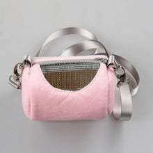 Load image into Gallery viewer, 1Pc Small Pet Backpack Hamster Carrier Bag Portable Cylinder Satchel Flying Squirrel Travel Breathable Mesh Pouch Pet Supplies
