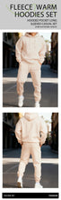 Load image into Gallery viewer, Man Hoodie Set Winter Solid Color Two Pices Sets Long-Length Street Clothes Casual Sports Sweatpant Hoody Unisex Fashion Suit
