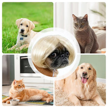 Load image into Gallery viewer, Pet Wig Accessories Dog Headdress Funny Costume Puppy Cosplay Dress Up Cute Pet Wig Cosplay Funny Props Head Accessories
