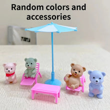Load image into Gallery viewer, Children's Play House Toys with Teddy Bears Pet Bathrooms Scene Little Girls Family Pet Toys Gift for Kids
