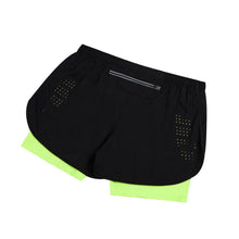 Load image into Gallery viewer, Summer Men's Reflective Running Shorts Fitness Quick Drying Double-Layer Shorts Men's Exercise Training Bodybuilding Shorts
