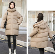 Load image into Gallery viewer, Warm Hooded Winter Padded Jacket
