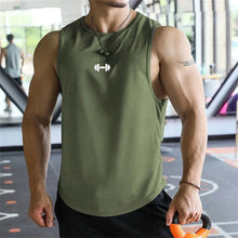 Load image into Gallery viewer, Summer Men's Tank Top Fitness Training Clothing Quick-drying Loose Bodybuilding Sleeveless Shirt Men Fashion Basketball Vest
