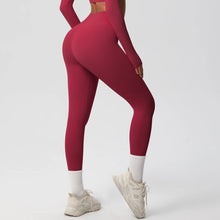 Load image into Gallery viewer, Yoga Leggings High Waist Naked Feeling Leggings Women Fitness Running Yoga Pants Energy Gym Tight Leggings Casual Workout Leggin
