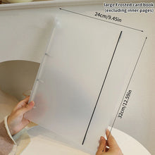 Load image into Gallery viewer, Nail Art Piece Storage Book Large Capacity Exhibition Photo Album Card Clip Display Board DIY Simple Album Storage Book
