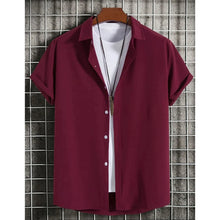 Load image into Gallery viewer, HawaiianMen’s Shirts 3D Solid Color Print Loose Oversized Shirts and Shirts High Quality Men’s Beach Party Sweatshirts Stylish
