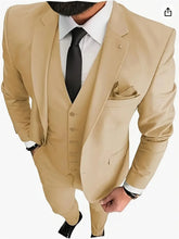 Load image into Gallery viewer, Notch Lapel Three-Piece Suit
