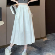 Load image into Gallery viewer, Drawstring Cargo A-Line Midi Skirt
